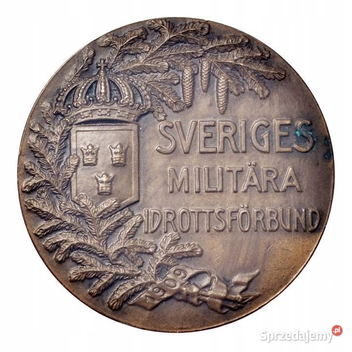 MEDAL SZWECJA KONFEDERACJA SPORTÓW WOJSKOWYCH Warszawa sprzedam