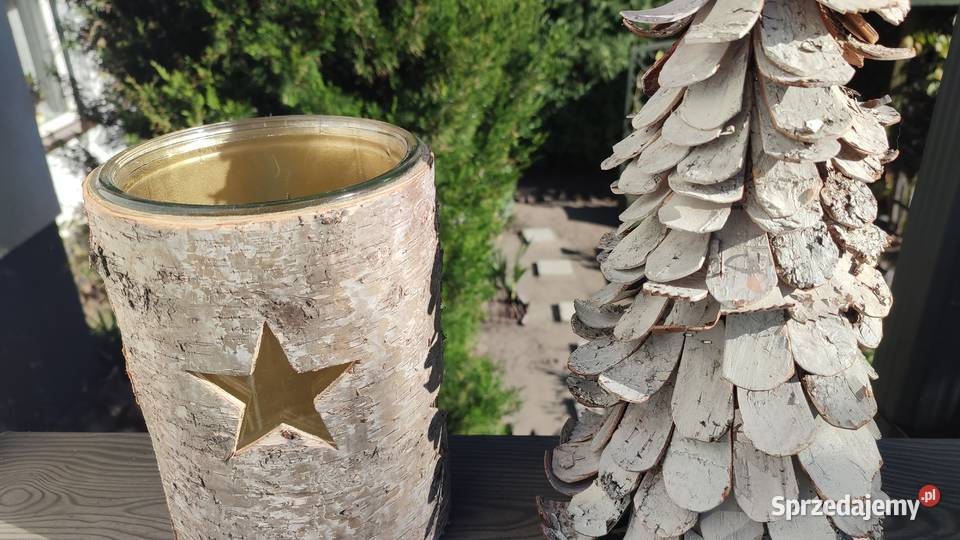 Zestaw choinka lampion Kora brzozowa Bydgoszcz