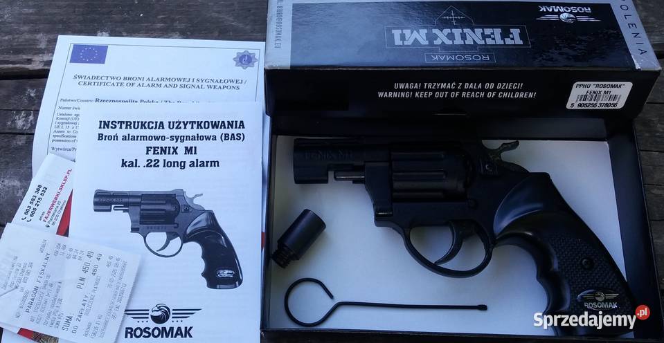 Rewolwer startowy Fenix M1 hukowy alarmowy Warszawa