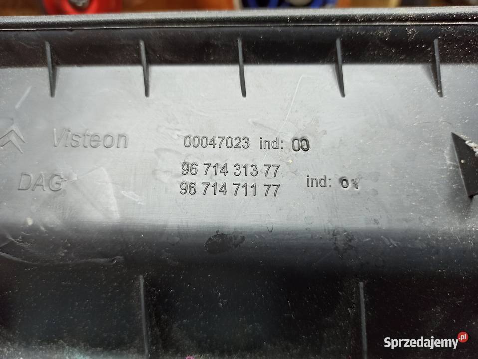 SCHOWEK PASAŻERA CITROEN C4 II 0922 9671431377