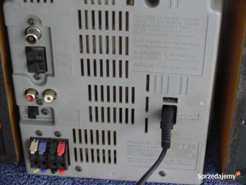 Wieża Panasonic SAPM25 z kol WYSYŁKA podkarpackie Jasło sprzedam