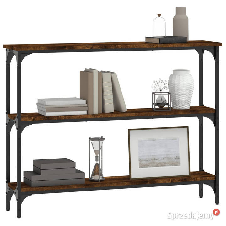 Stolik konsolowy przydymiony dąb 100x225x75