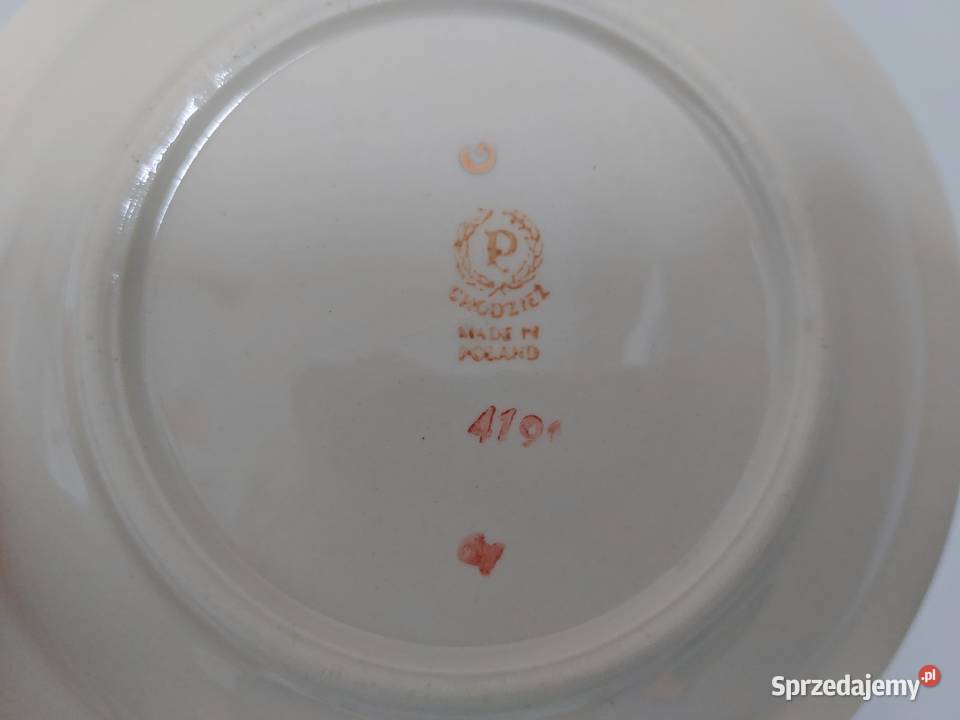 porcelana Chodzież 5 sztuk talerzyków z