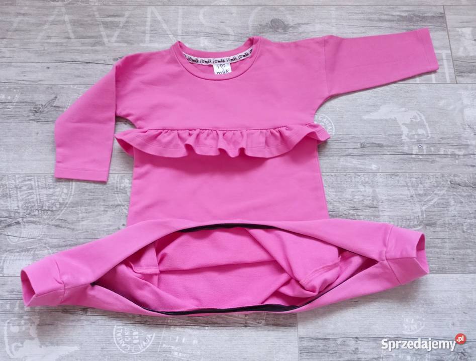 Rampers kombinezon z falbanką I love milk 98104 Katowice