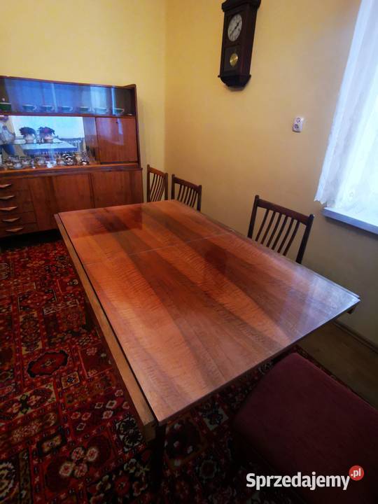 Komplet mebli vintage z czasów PRL Meble Rybnik