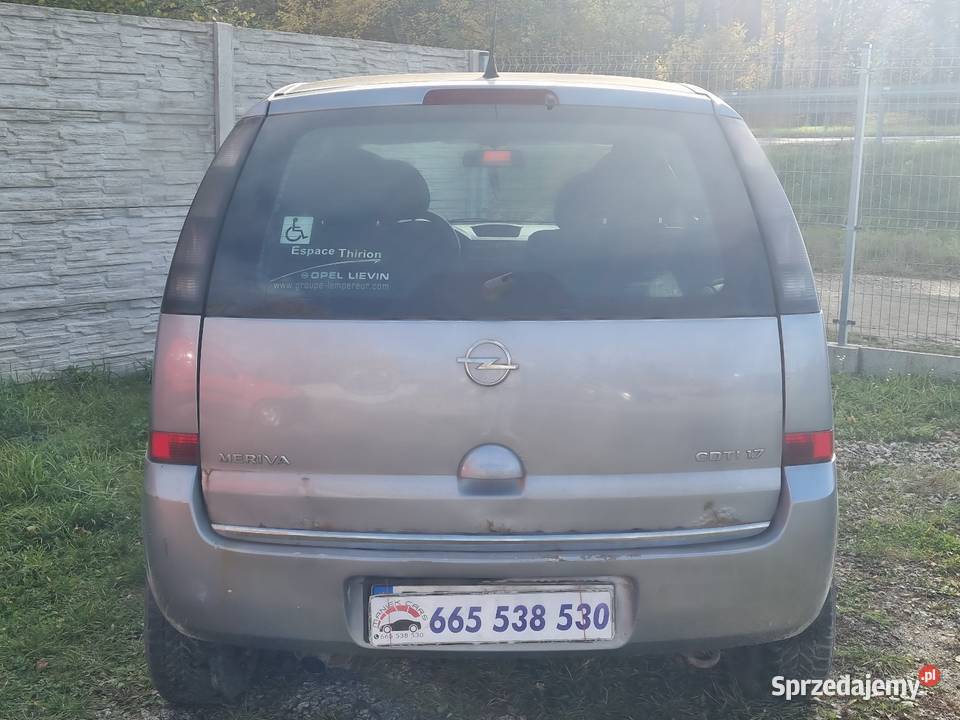 Opel Meriva 17 CDTI 2009r
