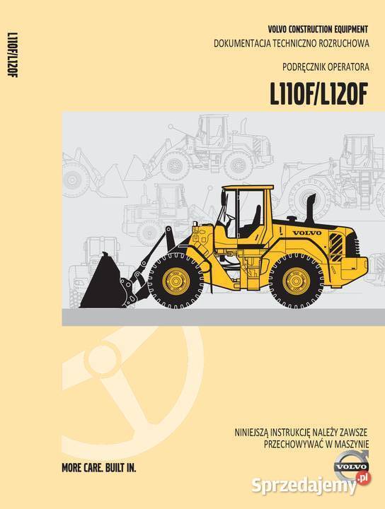DTR Instrukcja obsługi katalog UDT Volvo L120F Szamotuły