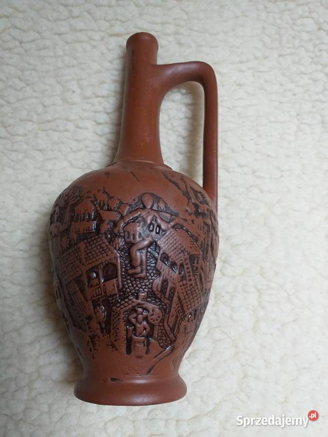 Butelka winie ceramiczna śląskie