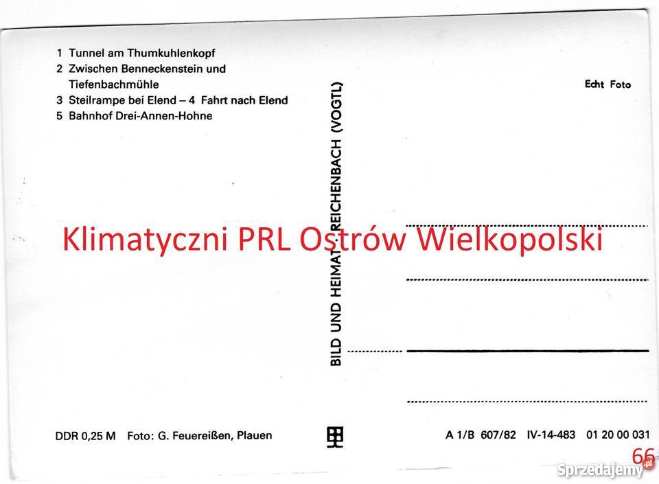 Pocztówka Post card Harzquerbahn Annen Hohne Pocztówki i karty telefoniczne Bielsko-Biała