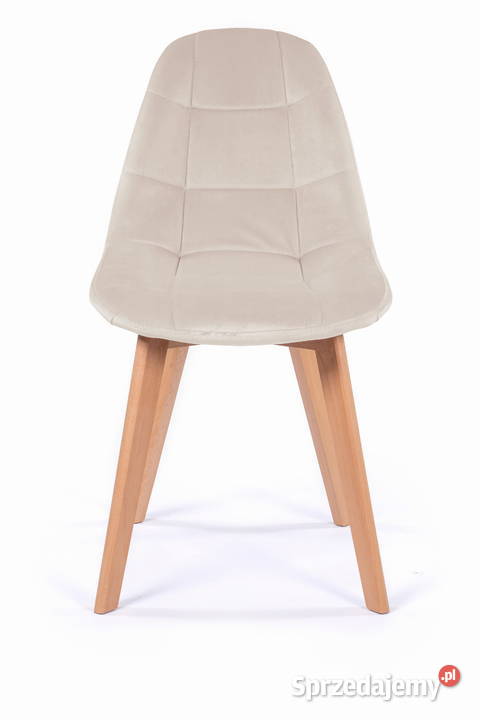 Beżowe Krzesło Tapicerowane Vegas Wysyłka 24H Tarchały Małe