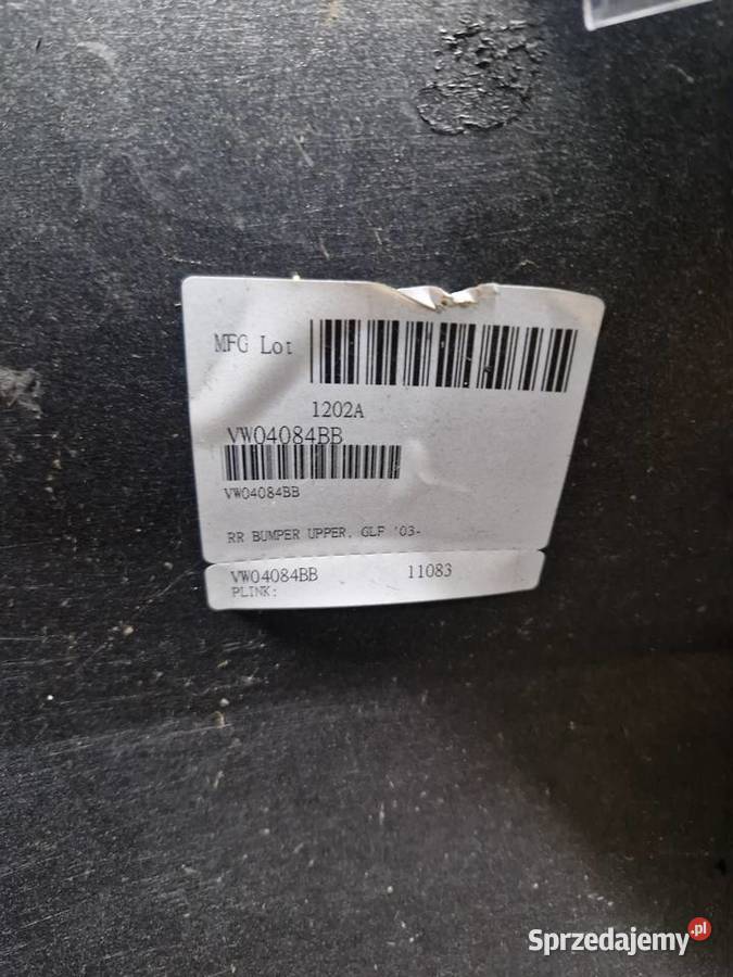 Vw golf V hatchback zderzak tył tylny pdc 120 dolnośląskie Złotoryja