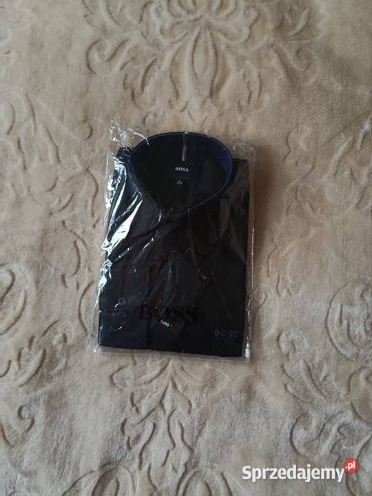 Koszula męska Hugo Boss elegancka czarna rozmiar Białystok