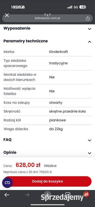 Okazja Rozkładane Szczecin