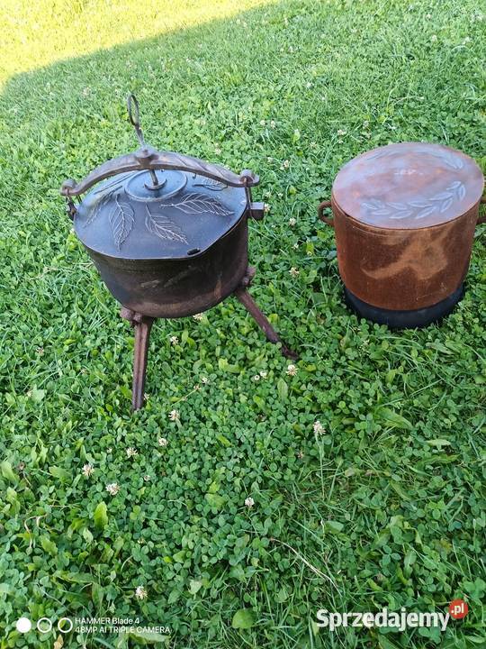 Kociołek żeliwny garnek żeliwny Bobrek