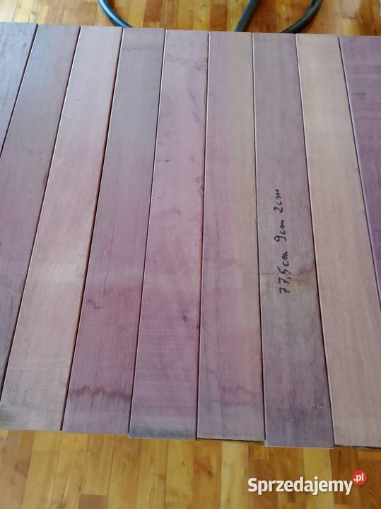 Drewno Mahoń deski ponad 1m2 Nowy Tomyśl