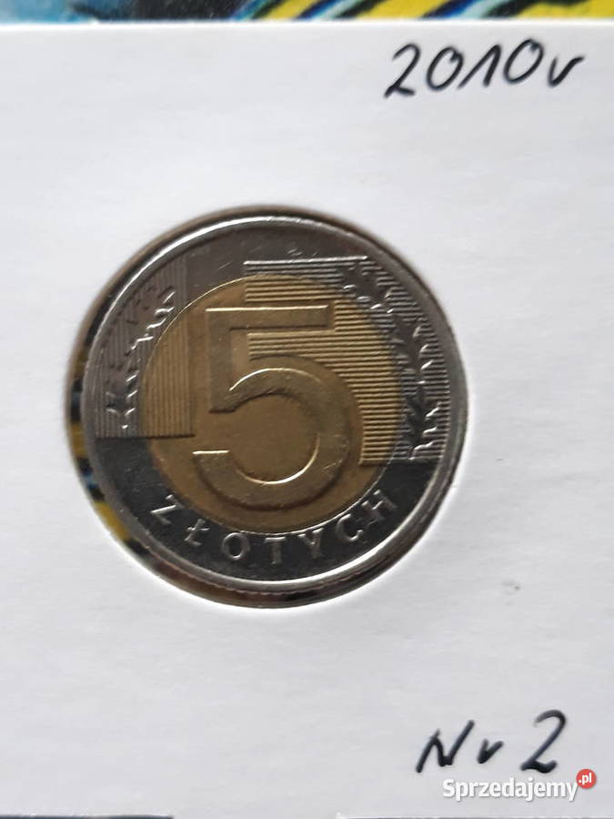 5 złotych 2010 r 2 około mennicza Konin