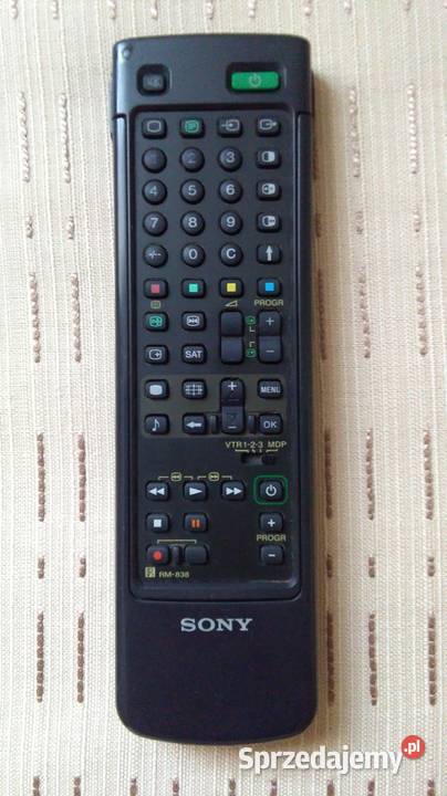 Oryginalny pilot Sony RM-838 - VCR/Mini Disc/ TV