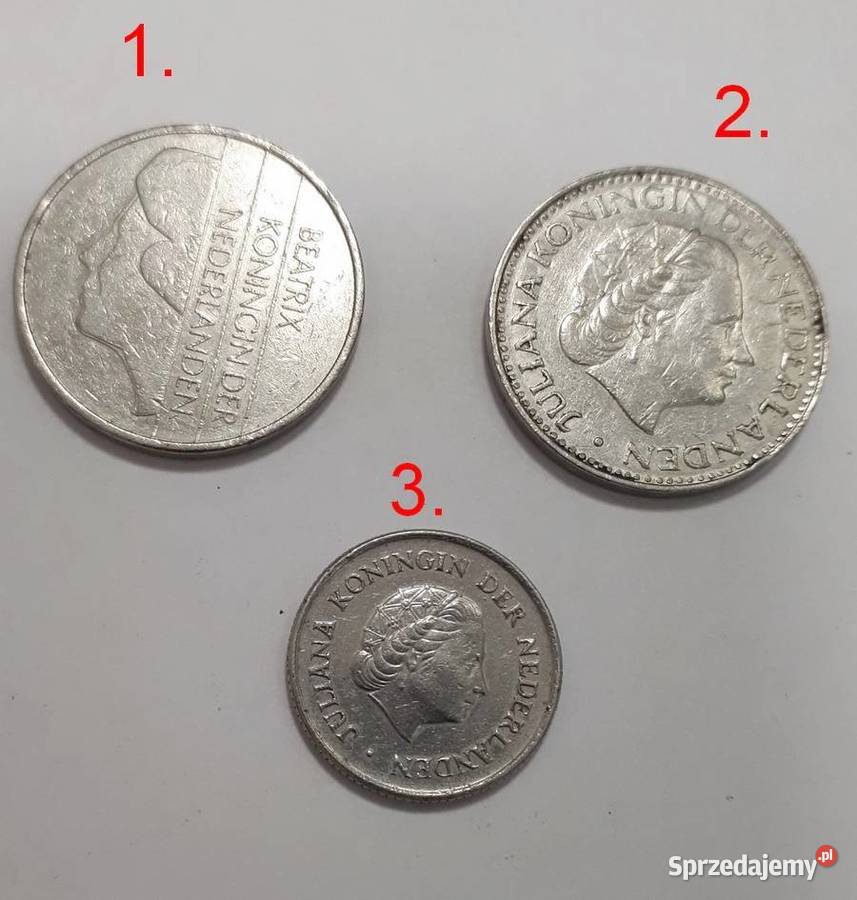 Moneta 25 cent Holandia 1969 Królowa JULIANA