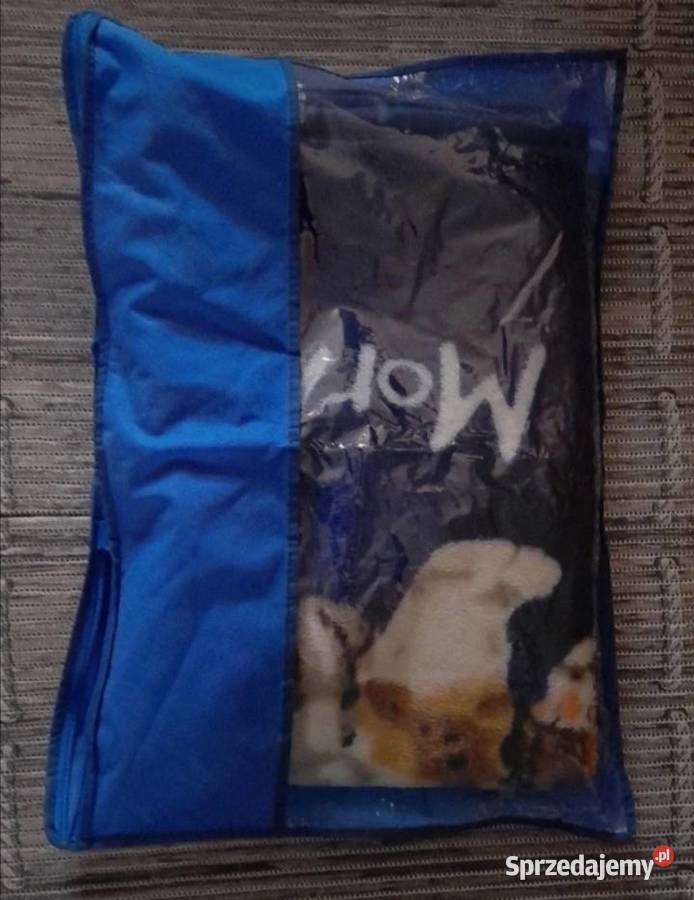 Mięciutki dziecięcy kocyk z pieskami