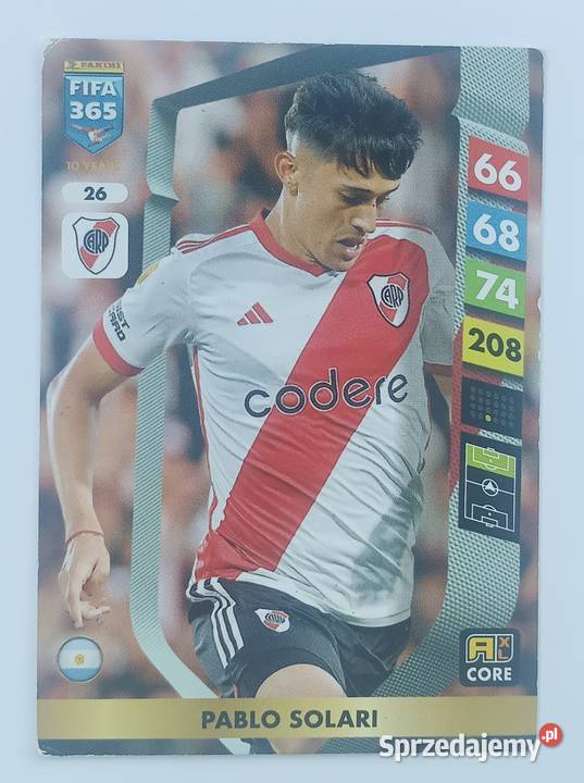 Pablo Solari 26 karta Fifa 365 Adrenaline XL małopolskie Zbylitowska Góra