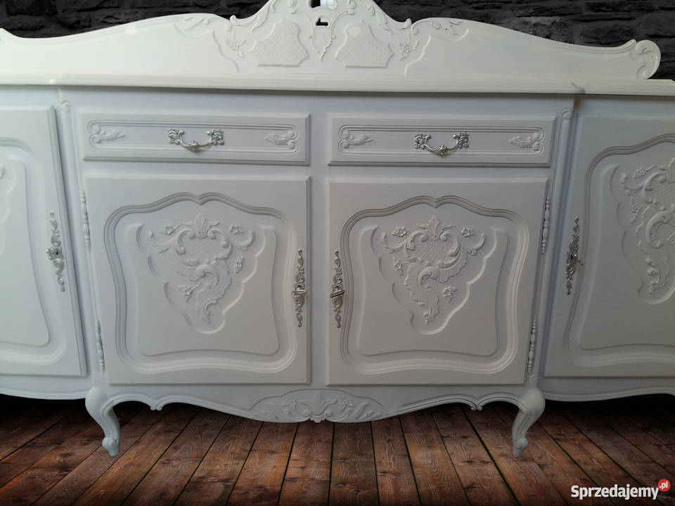 Ludwikowska komoda bufet 220 śnieżna biel Biłgoraj