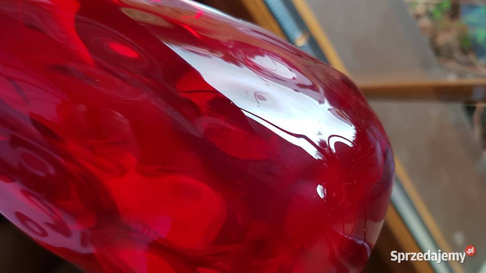 Wazon ANANAS Ząbkowice kolorowe szkło PRL Dąbrowa Górnicza sprzedam