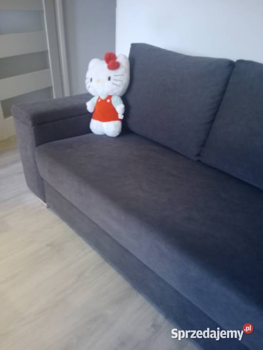 Sofa z funkcją spania szara Gorzów Wielkopolski sprzedam