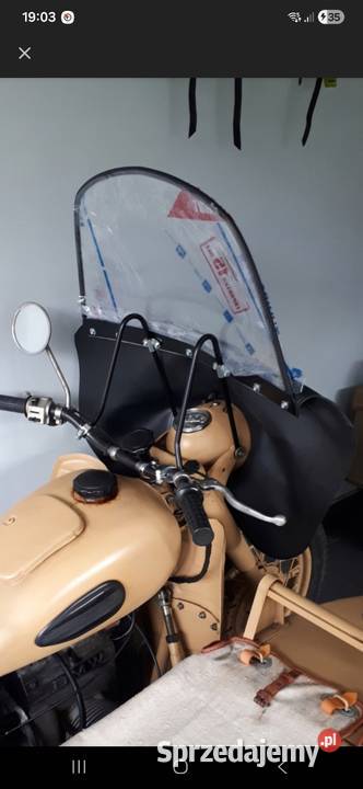 Nowa czasza owiewka szyba motocykla ural dniepr