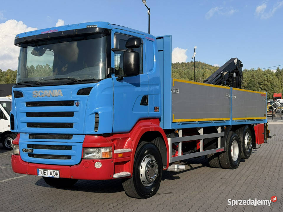 Scania R 400 LB 6x2 HDS Budowlanka Widły Oś manualna Samochody ciężarowe świętokrzyskie Widełki