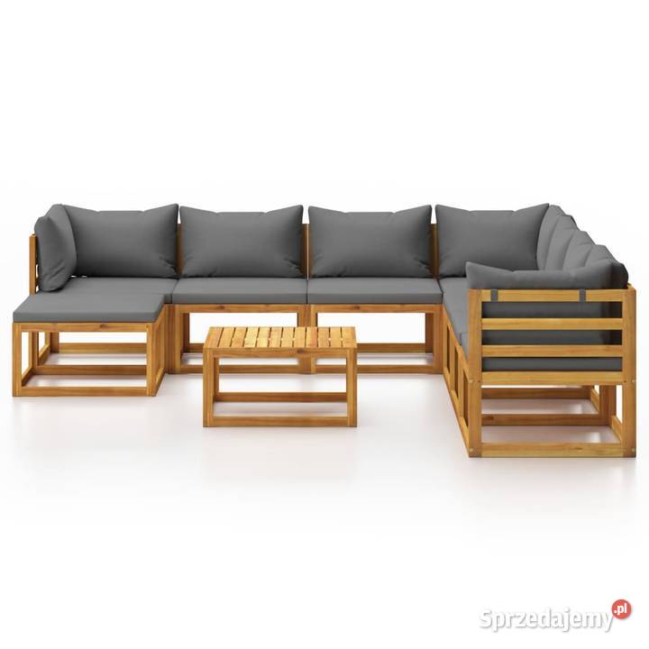 vidaXL 9cz zestaw wypoczynkowy do ogrodu