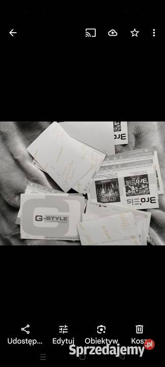 Grupy muzyczne zestaw kart autografy różne Choszczno