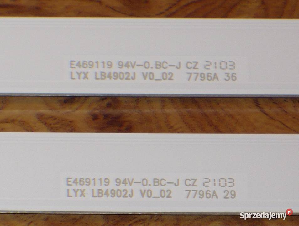 Listwy LED LYX LB4902J V002 nowe TV Sony Lublin