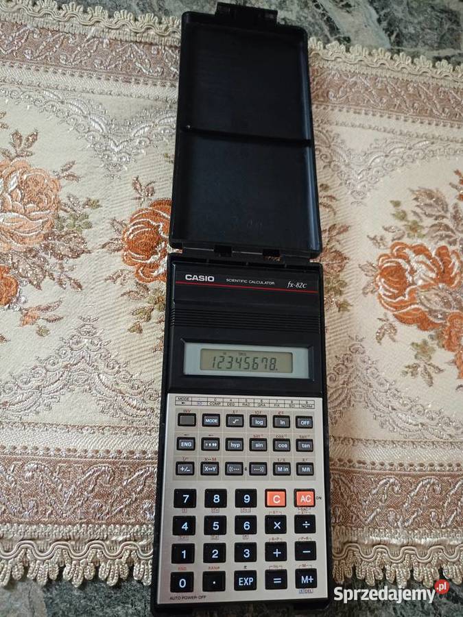 Zabytkowy Kalkulator CASIO FX82C Japan Vintage