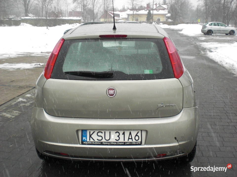 Fiat Punto 14 B 2007r 5D Okazja Sucha Beskidzka