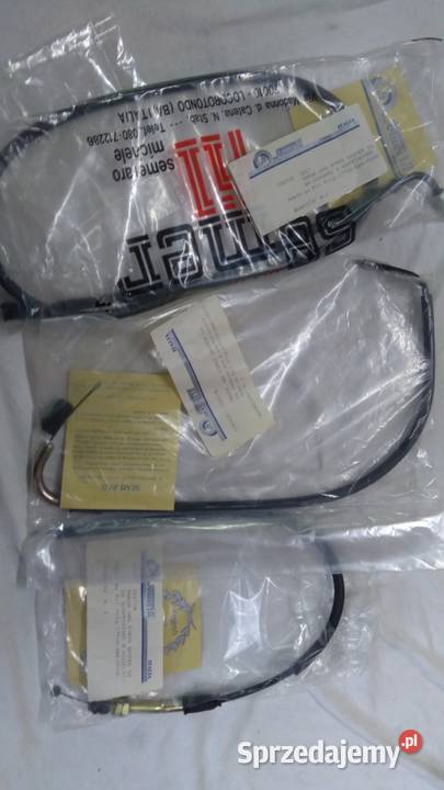 LINKA GAZU KOMPLET 3 SEMERFIL KYMCO SNIPER 50 Linki i cięgna Części i akcesoria motocyklowe podlaskie Bielsk Podlaski