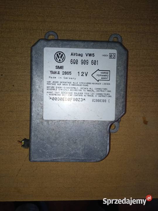 Moduł sensor airbag VW golf IV