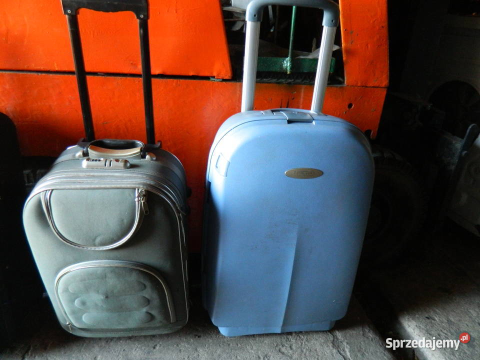 SPRZEDAM 3 WALIZKI PODRÓŻNE UŻYWANE CENY 100 Biała
