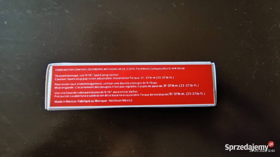 Komplet 4 nowych sztuk świec irydowych Motocraft Katowice