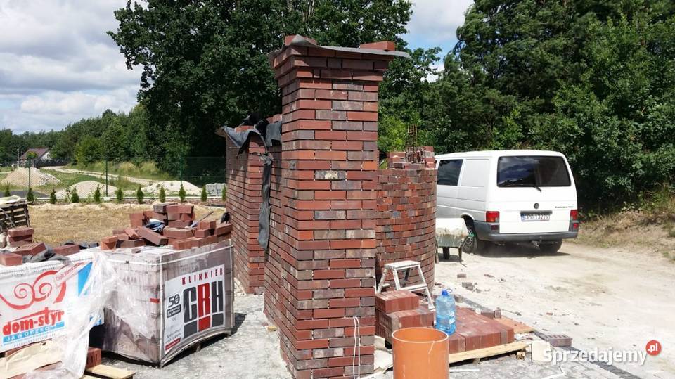 Murowanie z kamienia klinkieru i cegły sprzedam