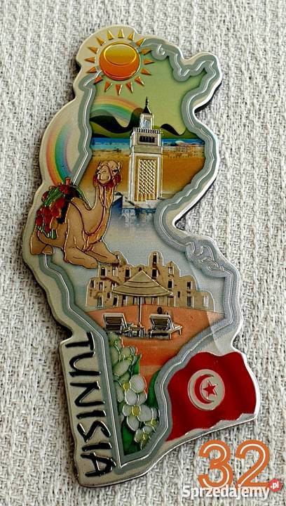 Tunezja Tunisia Magnes magnez na lodówkę Pozostałe