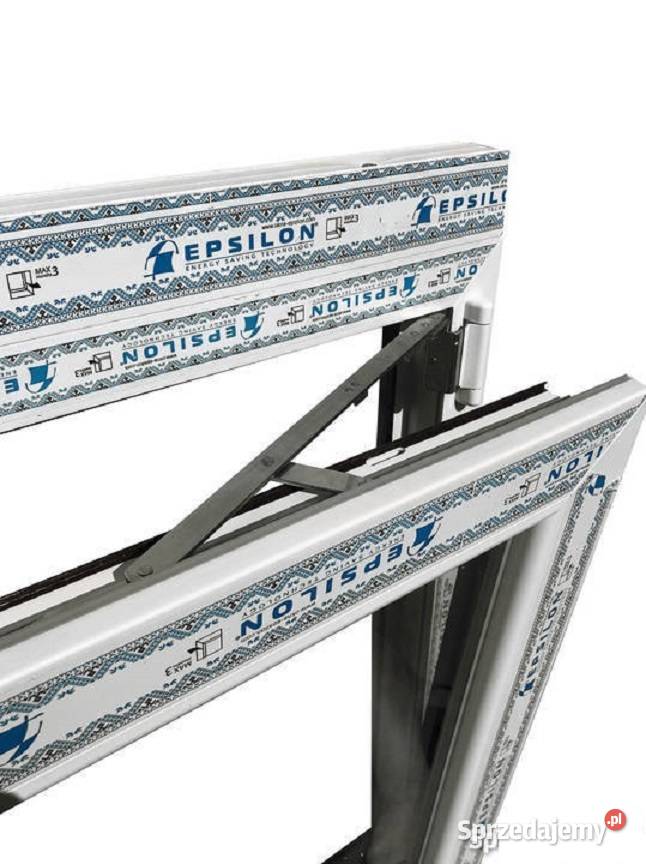 Okna ciemny dąbbiałe PCV 810 x h139060