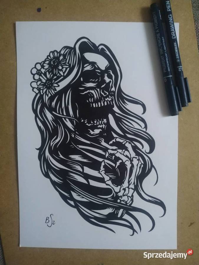 Rysunek czacha cienk blok t A4 250 gm2