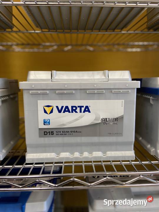 Akumulator VARTA Silver Dynamic D15 63Ah 610A EN osobowe