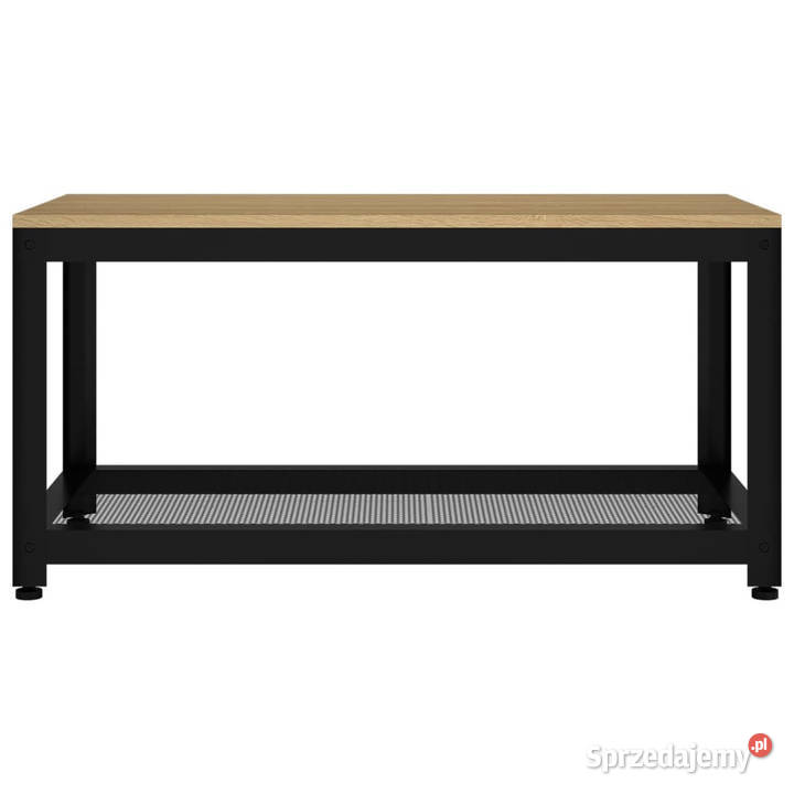 Stolik kawowy jasnobrązowoczarny 90x45x45 MDF i mazowieckie Warszawa sprzedam