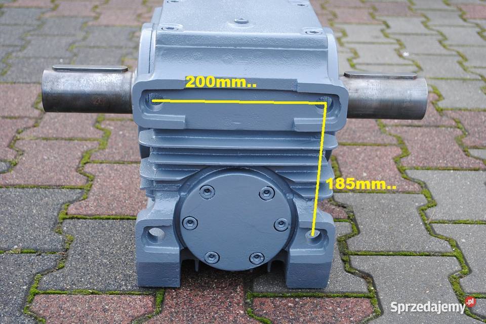 Motoreduktor kątowy 055kw 1obrmin z hamulcem lubuskie Kargowa