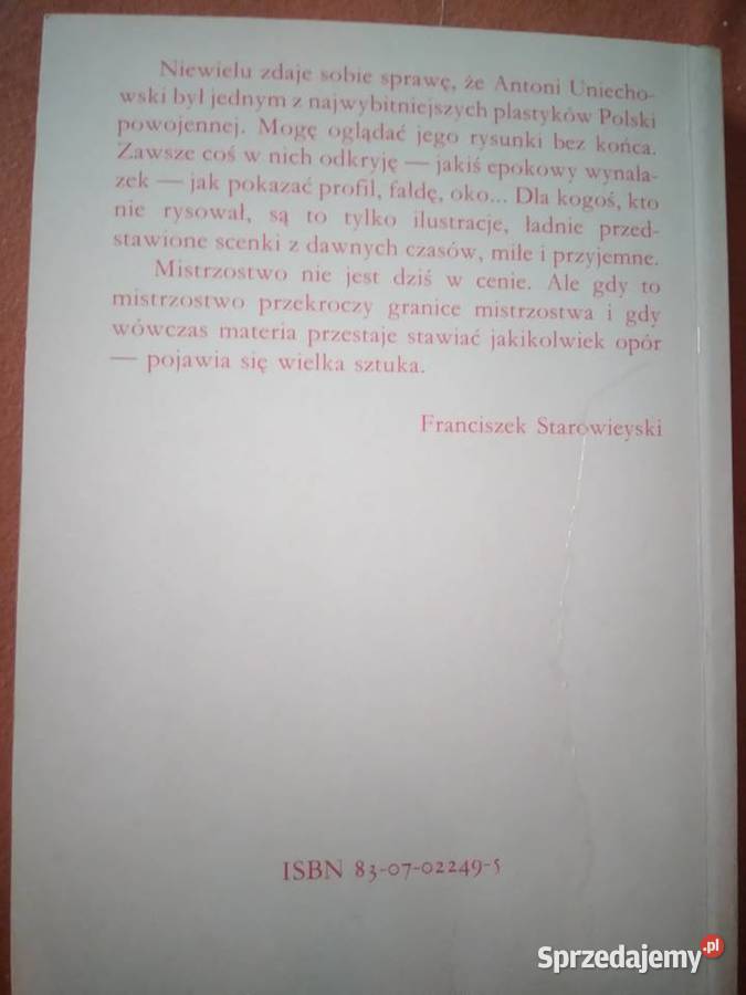 Antoni Uniechowski czyli magiczne widzenie małopolskie Kraków