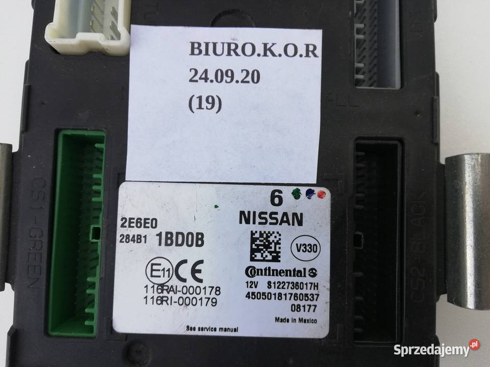 MODUŁ KOMFORTU BCM INFINITI EX35 EX37 QX70 1BD0B wielkopolskie Nowy Tomyśl