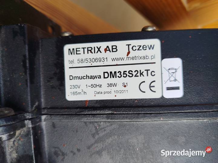 Dmuchawa do pieca CO DM35S2ktc sprawna używana Skalbmierz