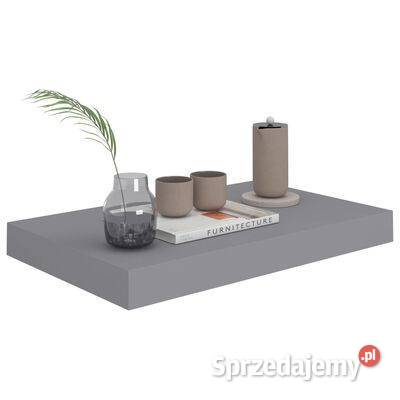 vidaXL Półki ścienne 2 szare 40x23x38 MDF323848 mazowieckie