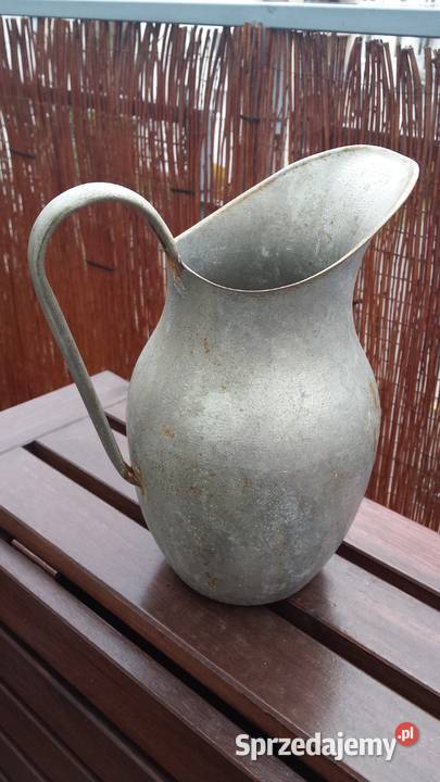 Stary aluminiowy dzbanek karafka retro vintage Warszawa